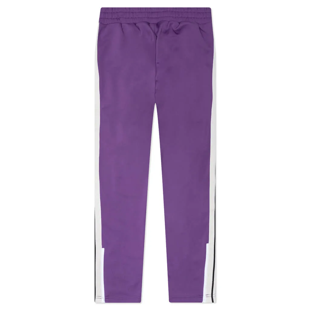 Classic Track Pants - Purple/Off-White